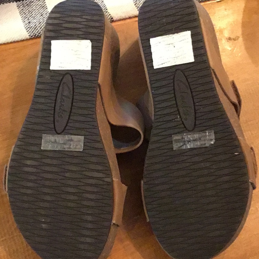 Clark brand wedge sandals hardly worn size 9 - Picture 5 of 5